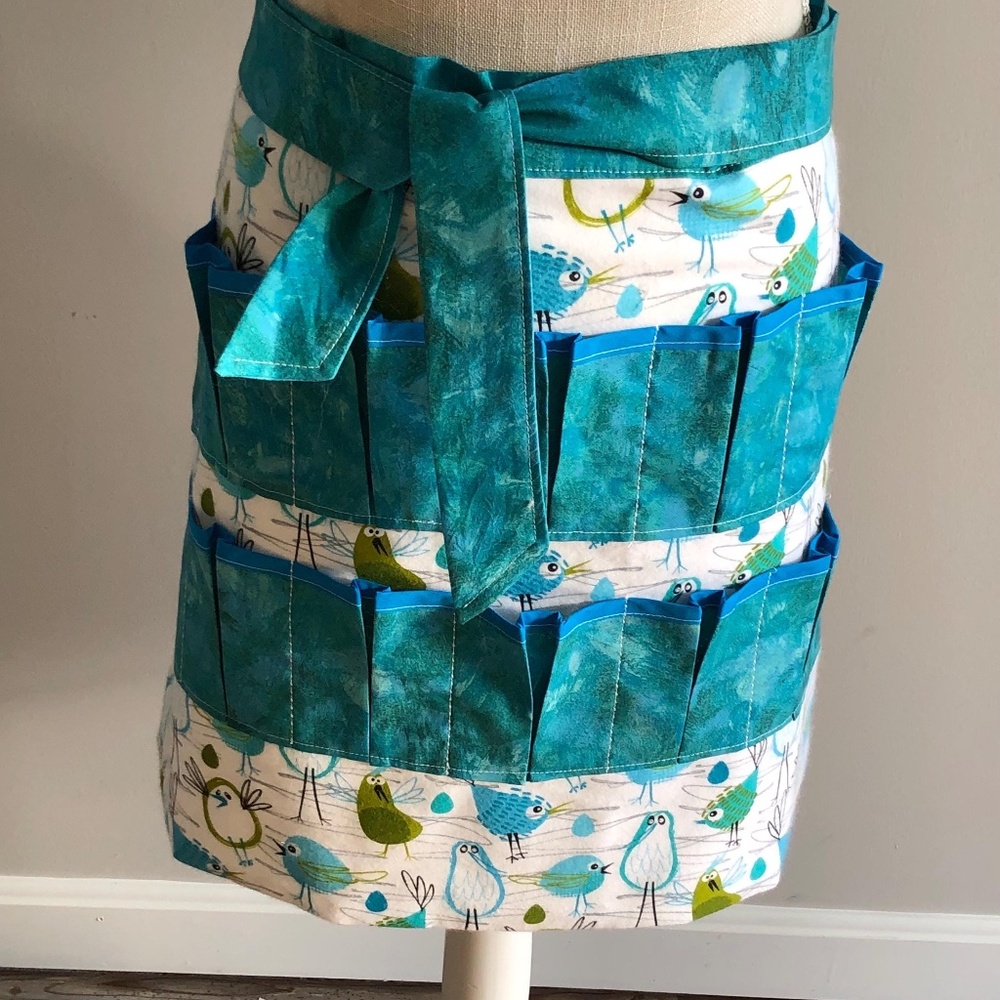 Egg gathering adult apron